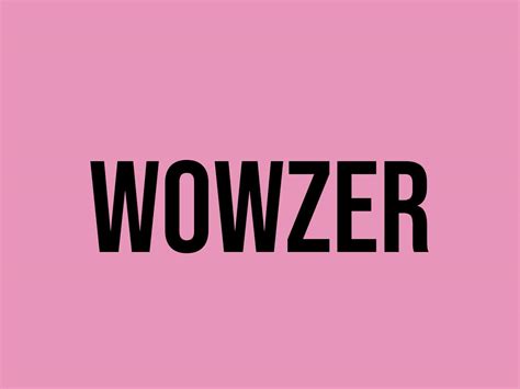 wowzer meaning slang.